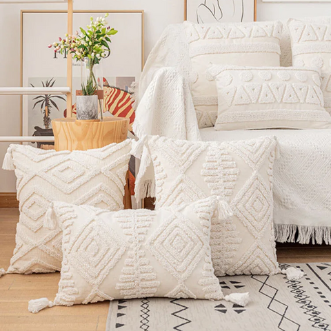 Neutral Nordic - Tufted Cushion Covers