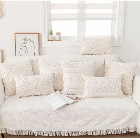 Neutral Nordic - Tufted Cushion Covers