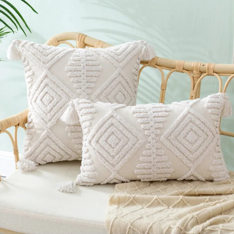 Neutral Nordic - Tufted Cushion Covers