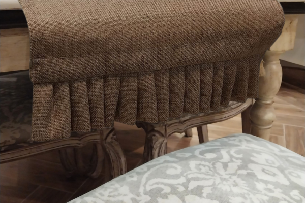 Ruffle Round - Jute Tablemats & Runner