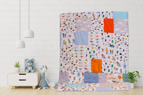 Handmade - Patchwork Quilt (Multicolored)