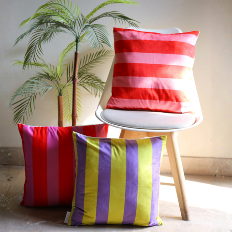 Striped Pop - Cushion Covers