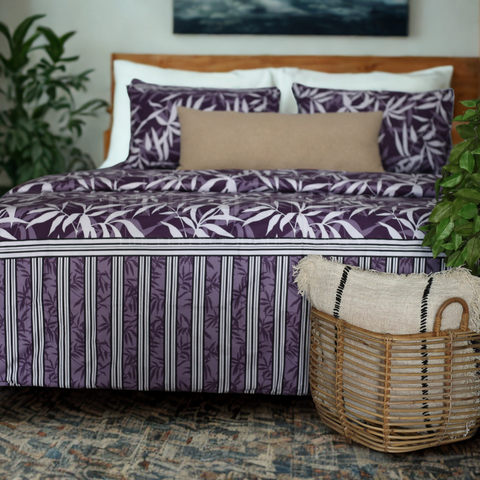 Purple Leafage - Bedset