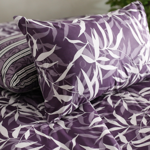 Purple Leafage - Bedset