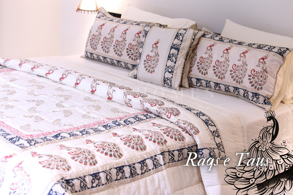 Raqs e Taus - Block Printed