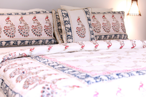 Raqs e Taus - Block Printed
