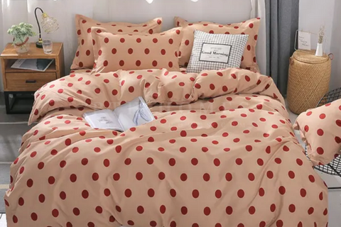 Red Polka Dots - Cotton Percale