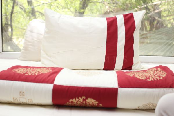 Reddish Splendor - Block Printed