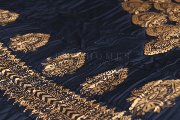 Royal Hues - Blue - Block Printed