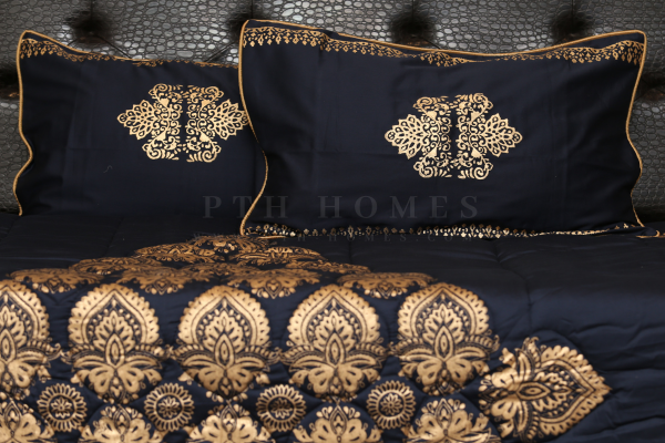 Royal Hues - Blue - Block Printed