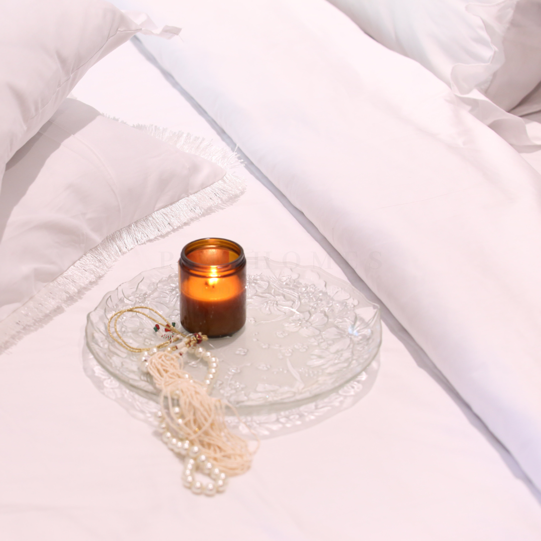 Ruffled Duvet Cover Set - Cotton Sateen
