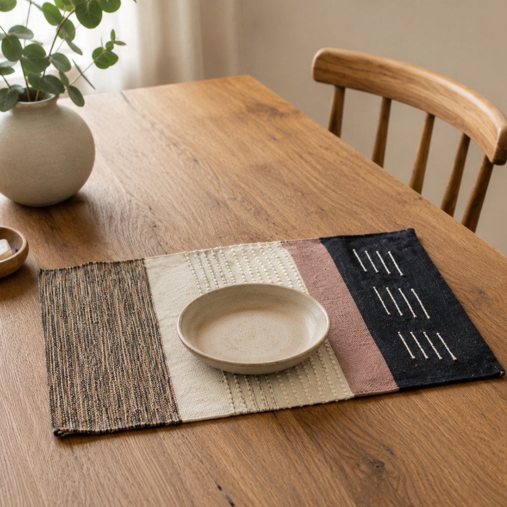 Handwoven Placemat - Sandstone