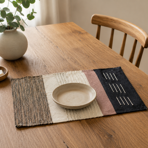 Handwoven Placemat - Sandstone