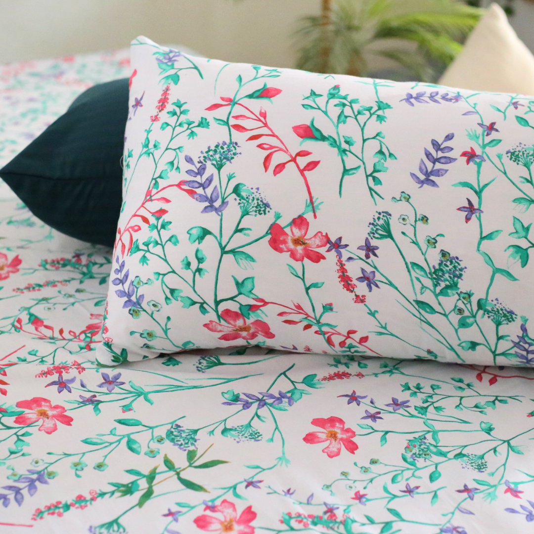 Smooth Gardens - Cotton Satin