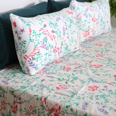 Smooth Gardens - Cotton Satin