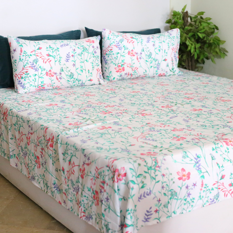 Smooth Gardens - Cotton Satin