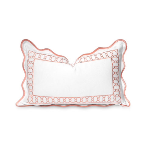 Scalloped - Embriodered Cushions Covers