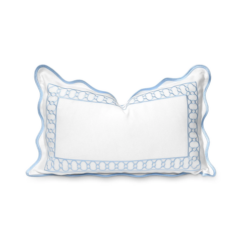 Scalloped - Embriodered Cushions Covers