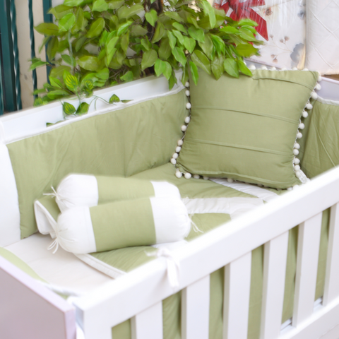 Serene Green - Crib Bedding Set