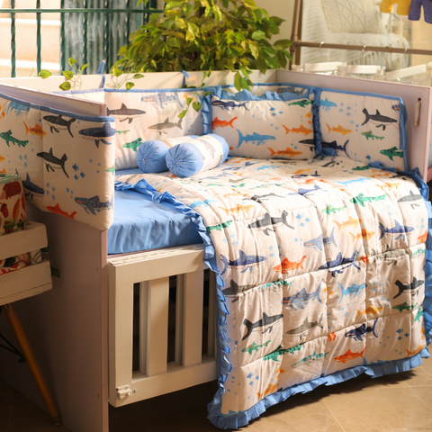 Shark - Crib Bedding Set