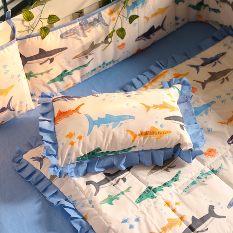 Shark - Crib Bedding Set