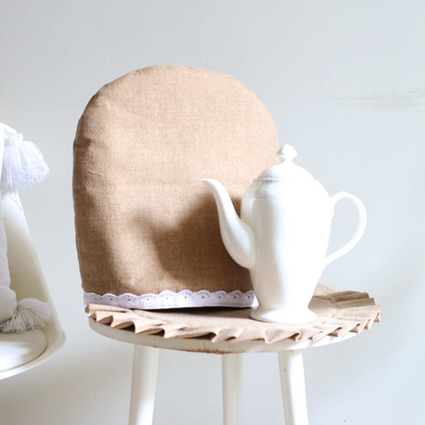 Tea Cosy - Laced Jute