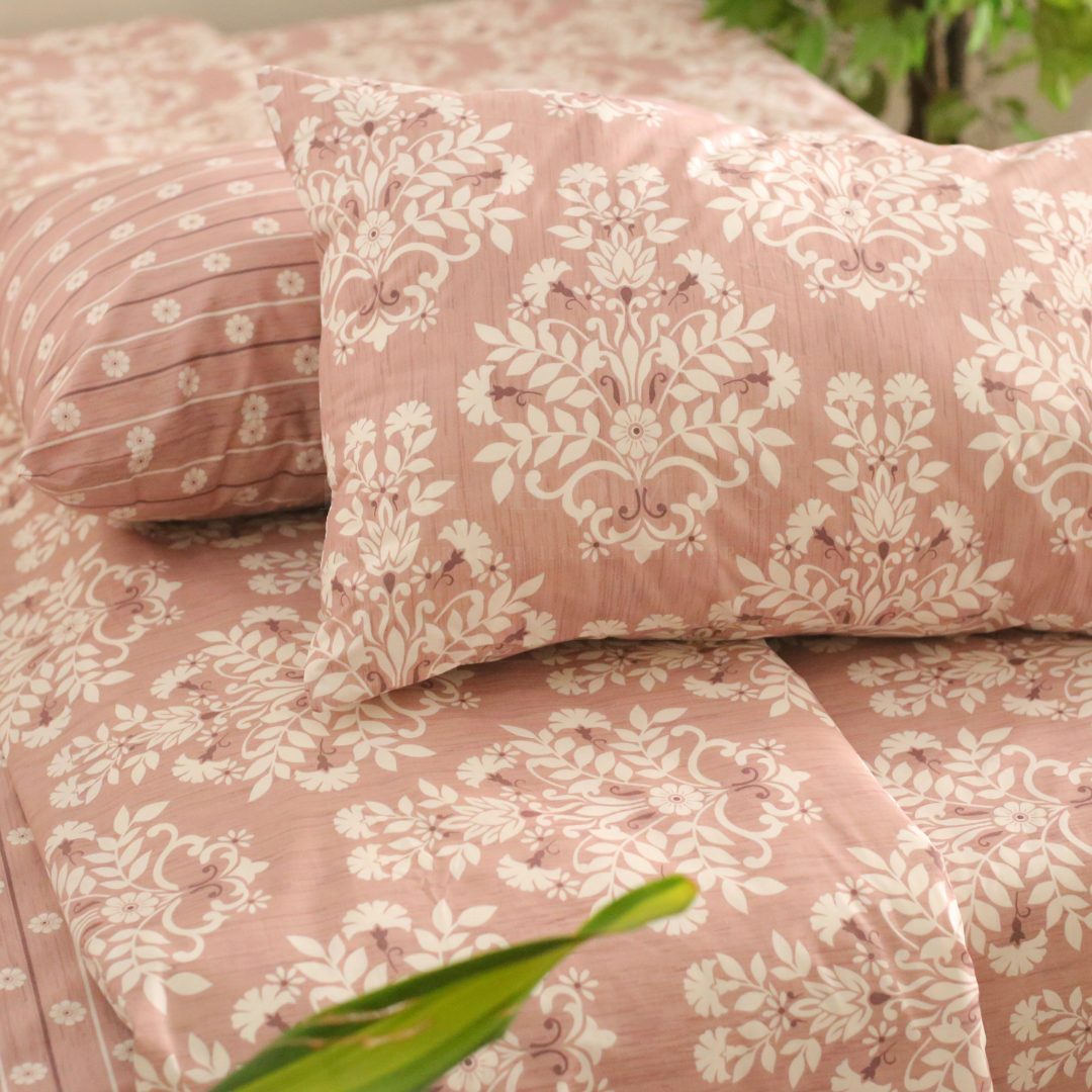 TeaPink Motif - Bedset