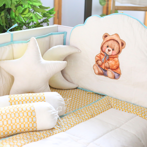 Honey Bear Snuggles - Crib Bedding Set