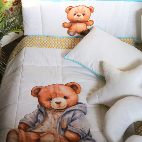 Honey Bear Snuggles - Crib Bedding Set