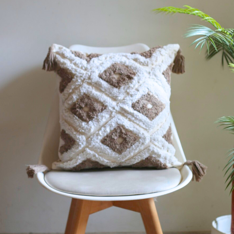 Tribal VIII - Tufted Cushion Covers