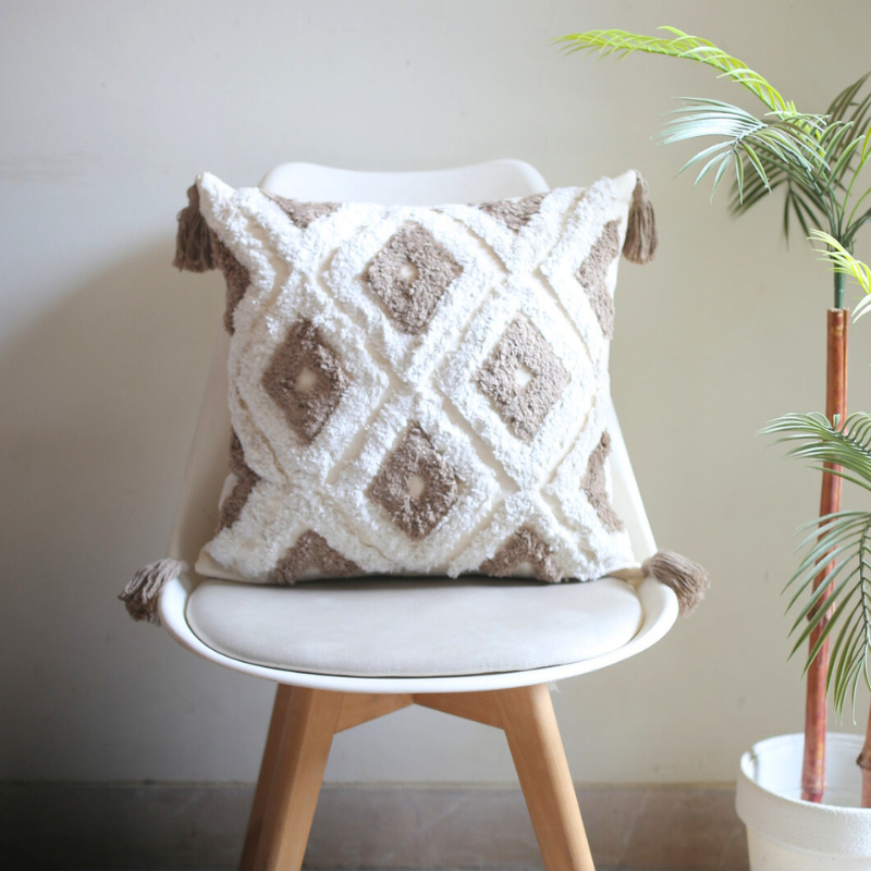 Tribal VIII - Tufted Cushion Covers