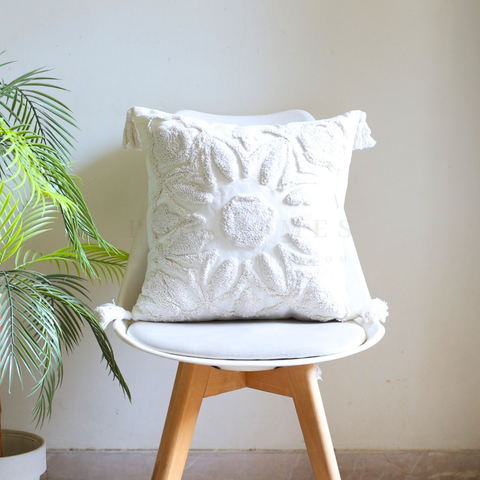 Tribal XXI - Tufted Cushion Cover