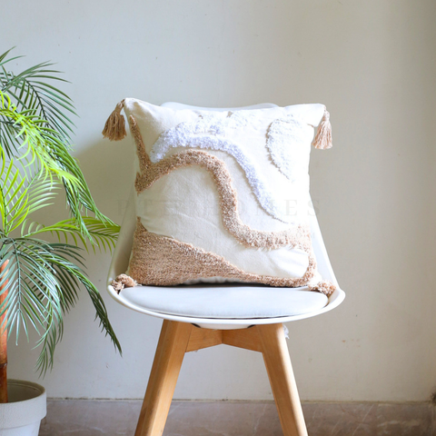 Tribal XX - Tufted Cushion Cover