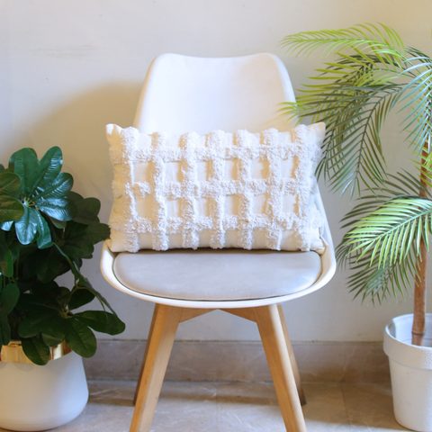 Tribal XVIII - Tufted Cushion Cover