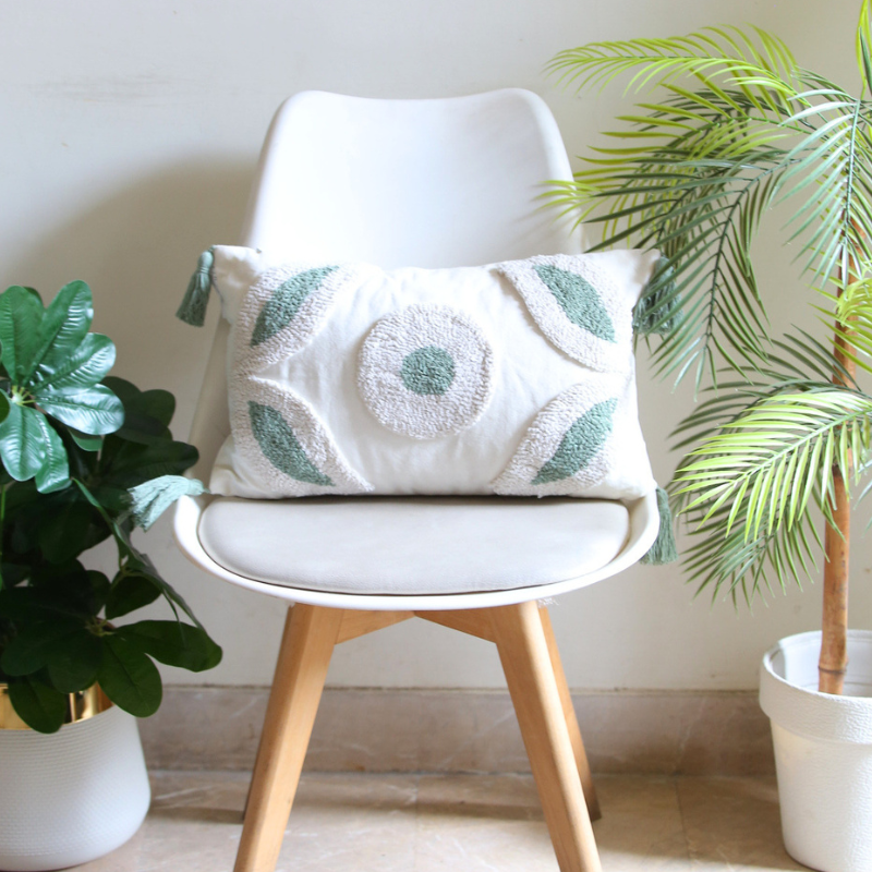 Tribal XIV - Tufted Cushion Cover