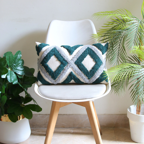 Tribal XII - Tufted Cushion Covers