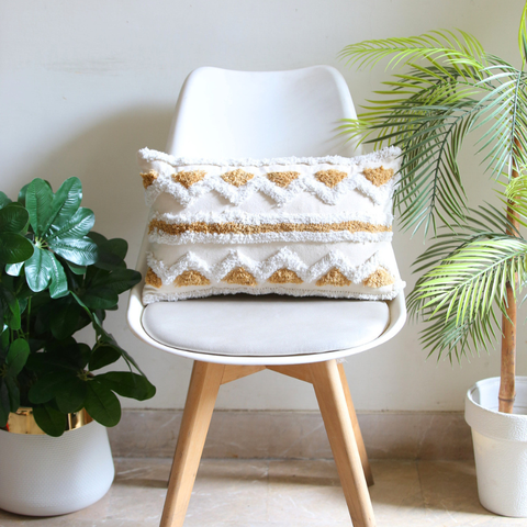 Tribal XIII - Tufted Cushion Cover
