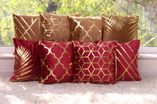 Throw Cushions - Red