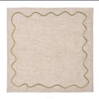 Embriodered Napkin - Bahama Palm