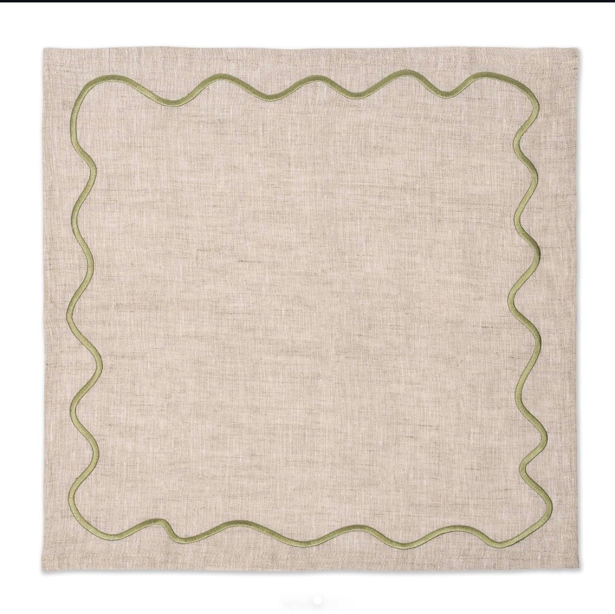 Embriodered Napkin - Bahama Palm