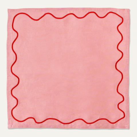 Embriodered Napkin - Bahama Palm