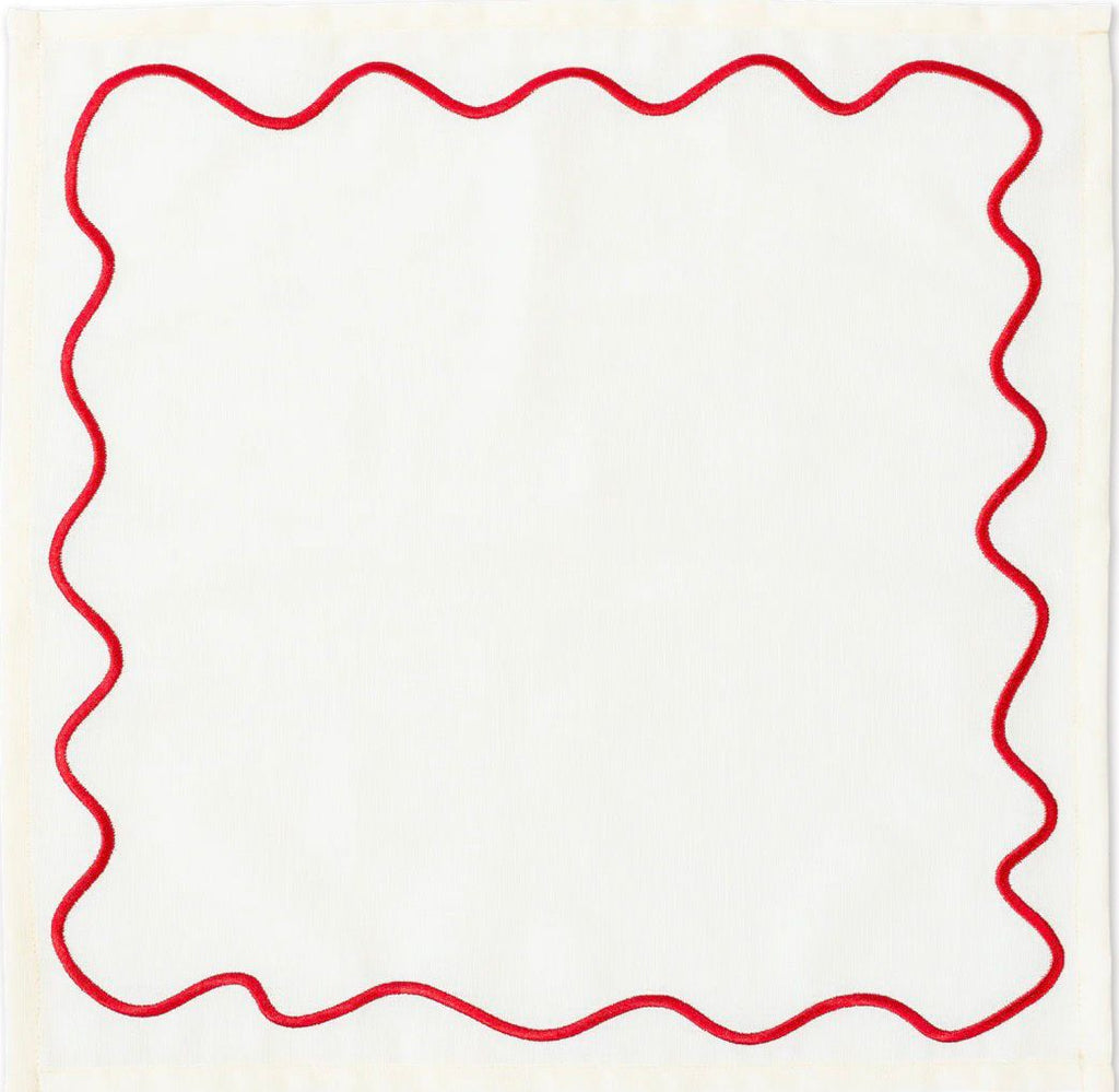 Embriodered Napkin - Bahama Palm