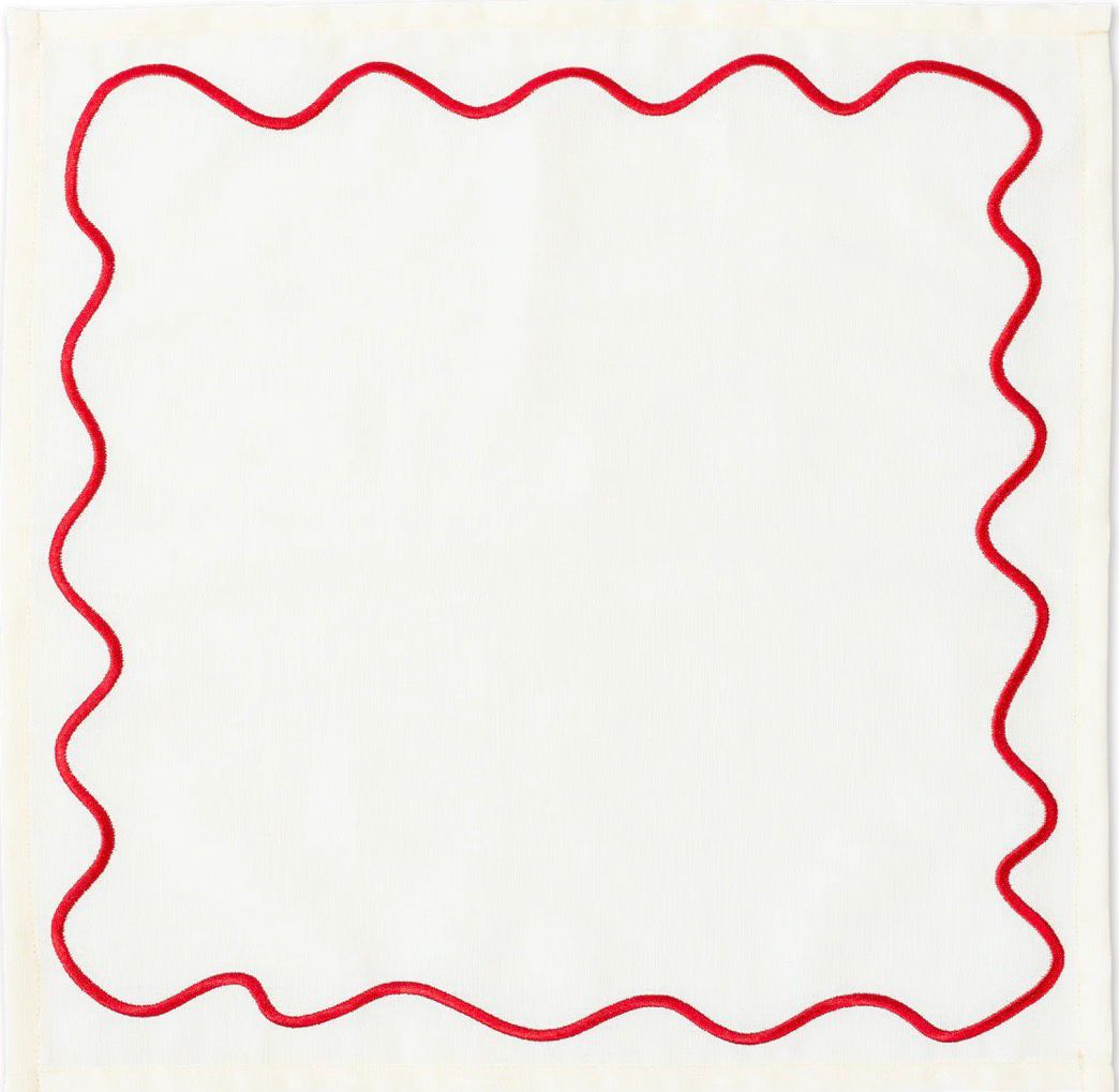 Embriodered Napkin - Bahama Palm