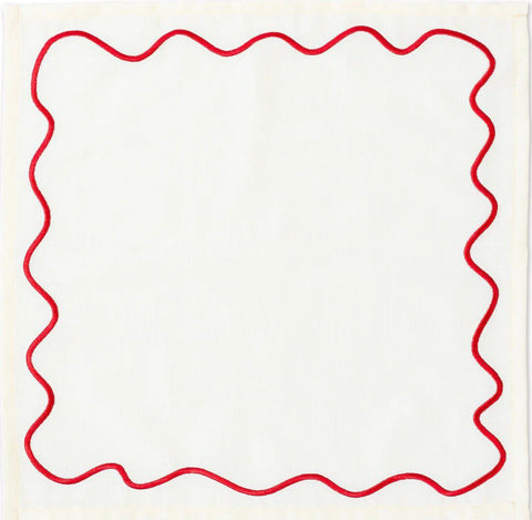 Embriodered Napkin - Bahama Palm