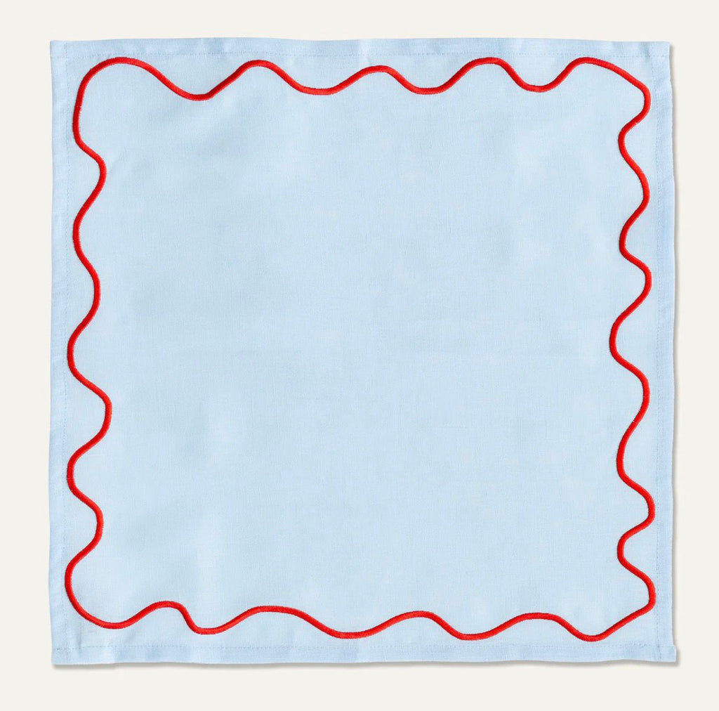 Embriodered Napkin - Bahama Palm