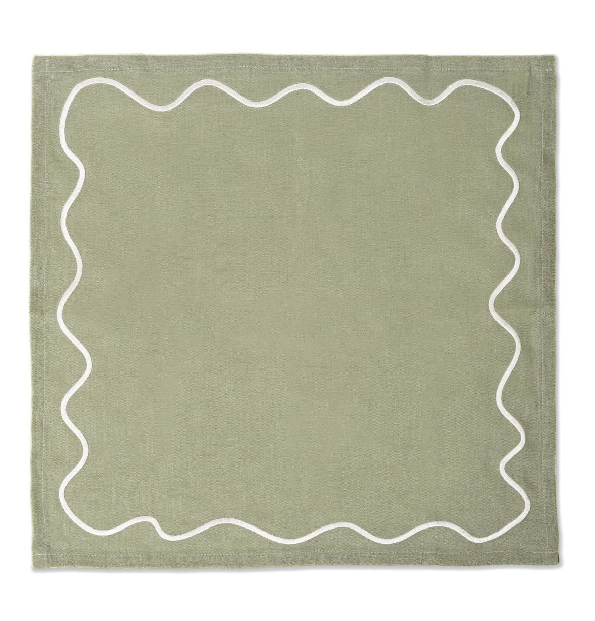Embriodered Napkin - Bahama Palm