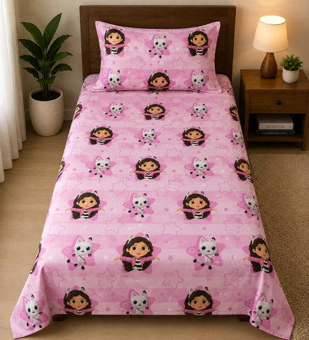 Pink Kitty Magic - Kids Bedding