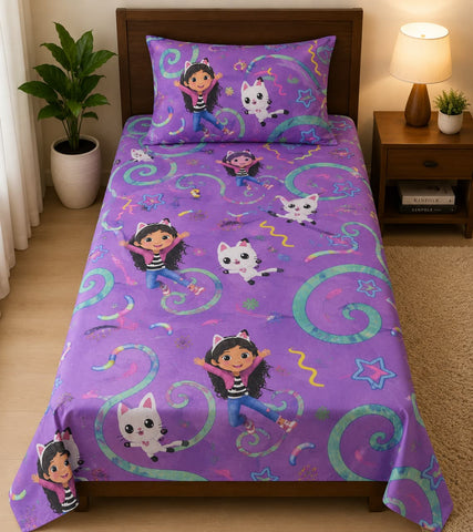 Magical Kitty Adventure 🐱💜 - Kids Bedding