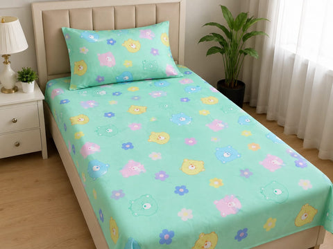 Care Bears Pastel Floral - Kids Bedding