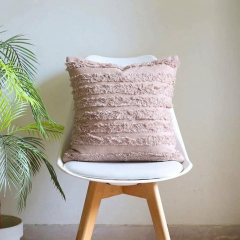 Rose Sand - Handwoven Cushion Cover